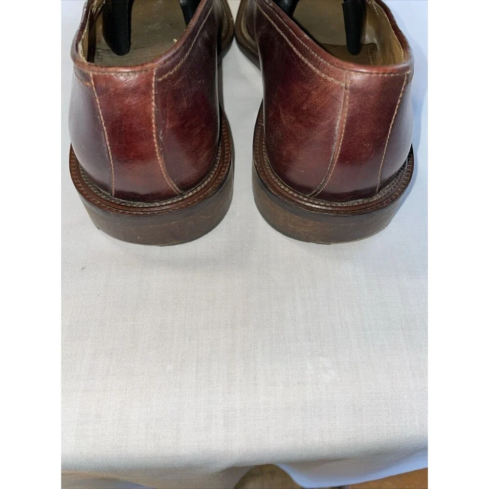 Folio New York Italy Dress Loafers Mens Size 11 M Brown Leather  Slip On Tassels